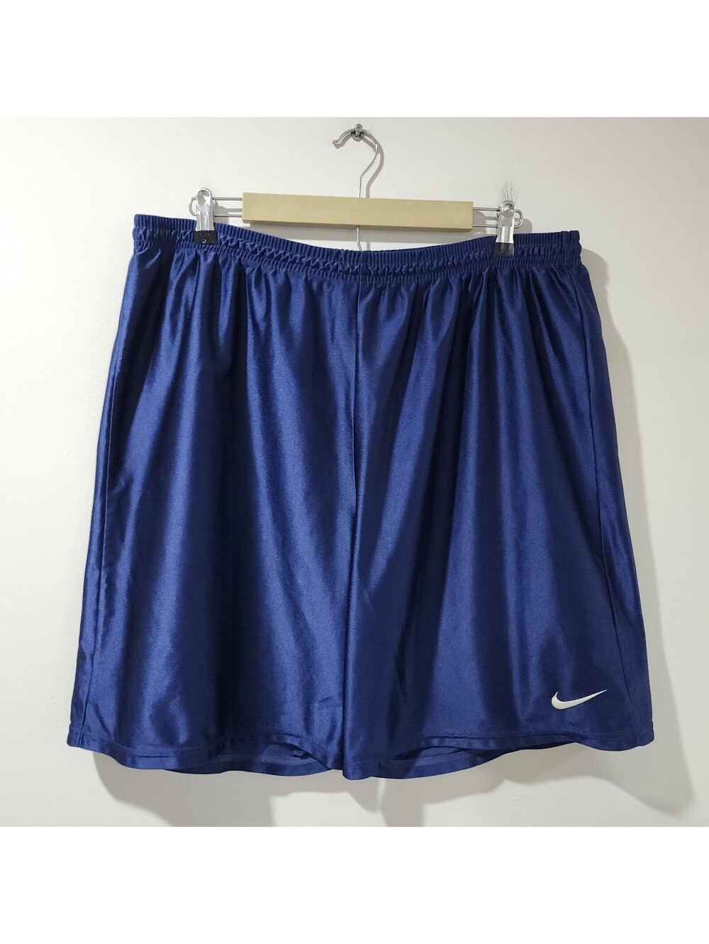 Vintag Nike White Tag Basketball Shorts Dazzle Shiny Shimmer Baggy Mens XXL